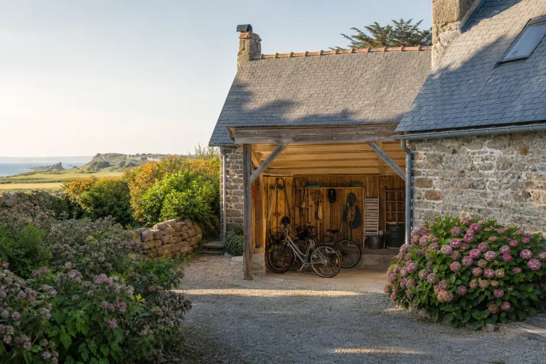 Carport paysagiste en Bretagne